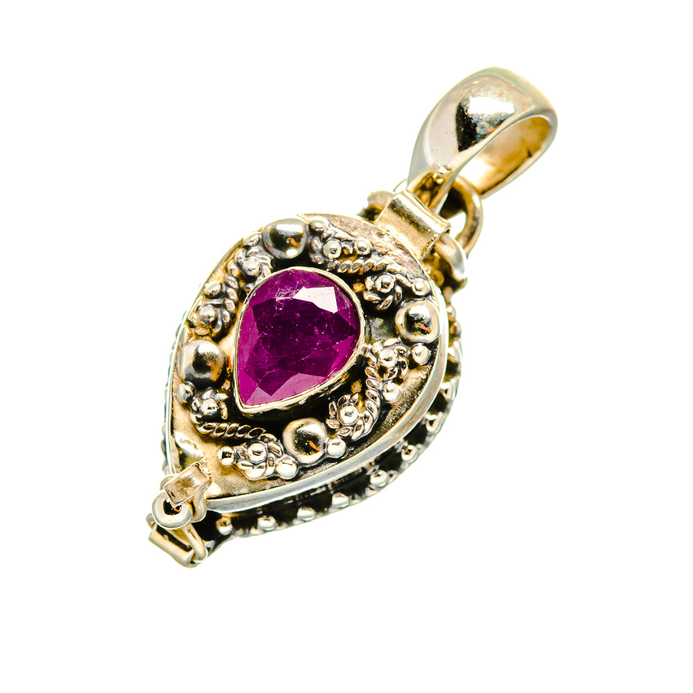 Ruby Pendants handcrafted by Anasilvercos - PD8583