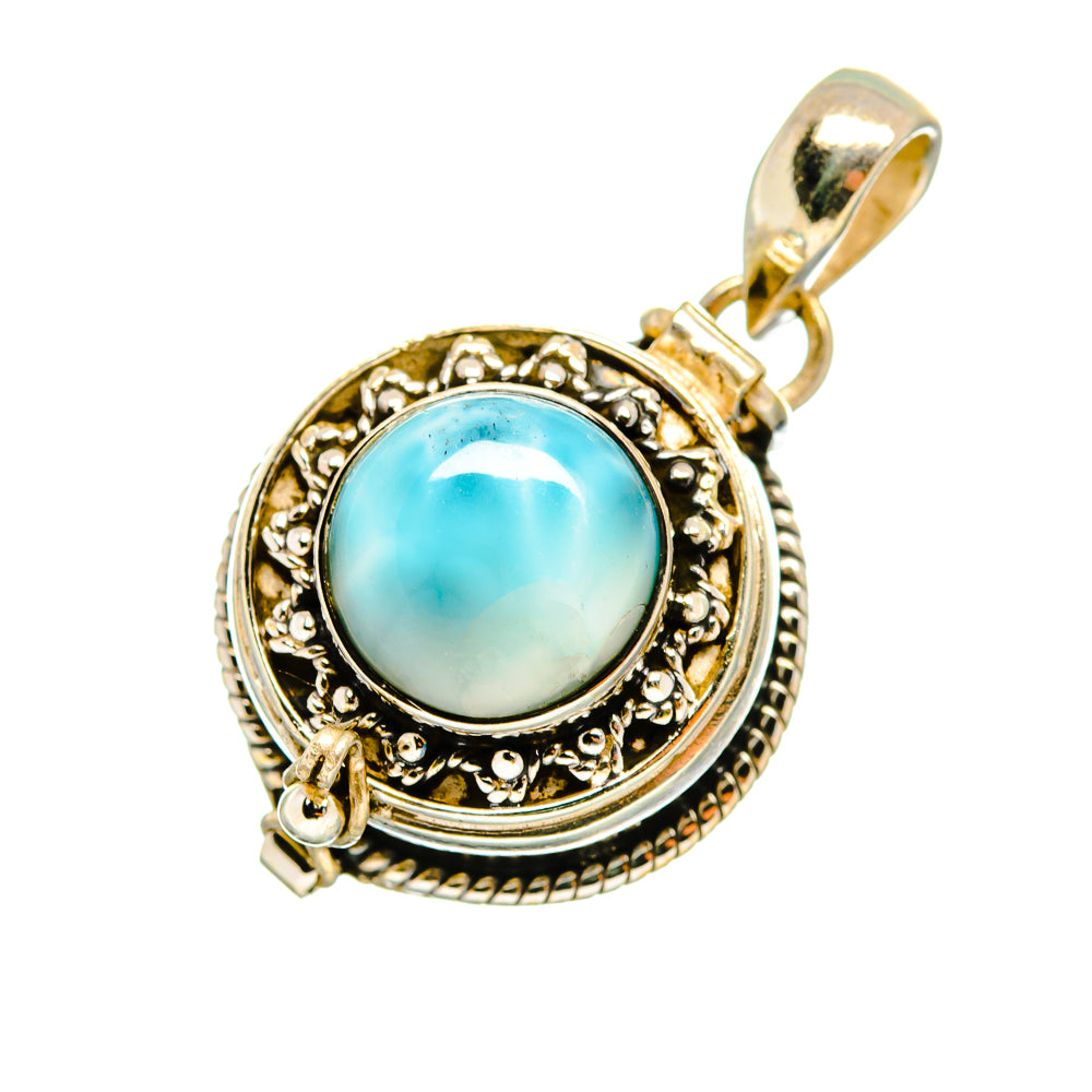 Larimar Pendants handcrafted by Anasilvercos - PD8597