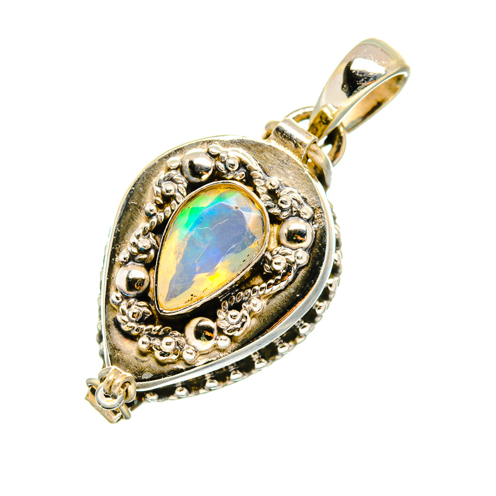 Ethiopian Opal Pendants handcrafted by Anasilvercos - PD8598