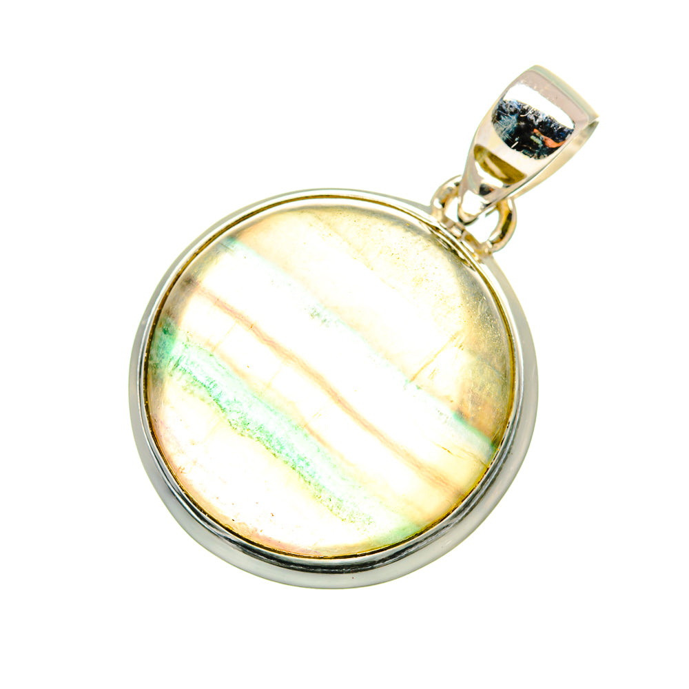 Green Fluorite Pendants handcrafted by Anasilvercos - PD8601