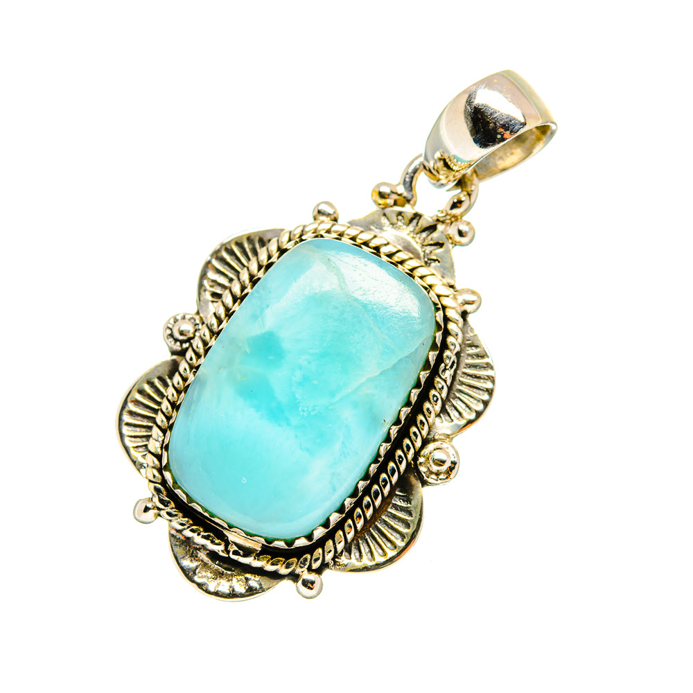 Larimar Pendants handcrafted by Anasilvercos - PD8607