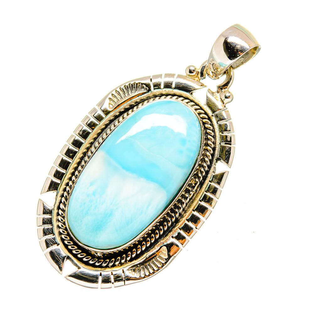 Larimar Pendants handcrafted by Anasilvercos - PD8608