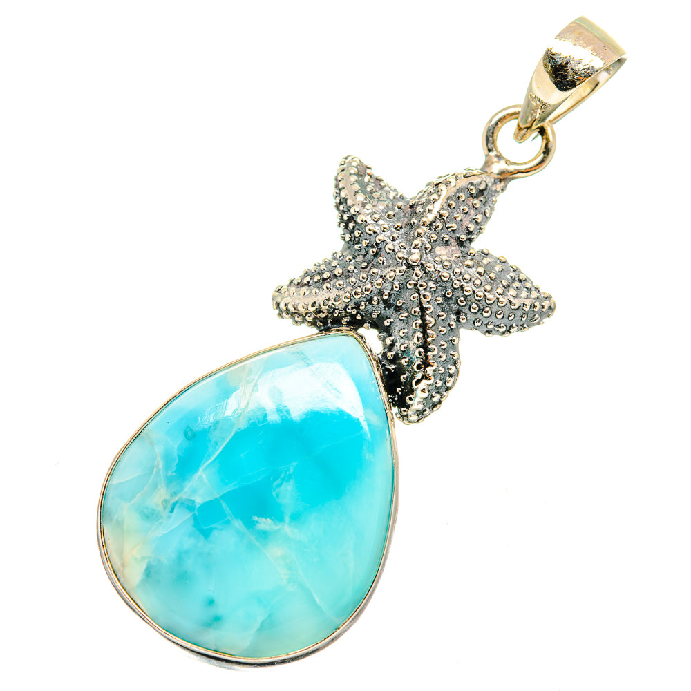 Larimar Pendants handcrafted by Anasilvercos - PD8613