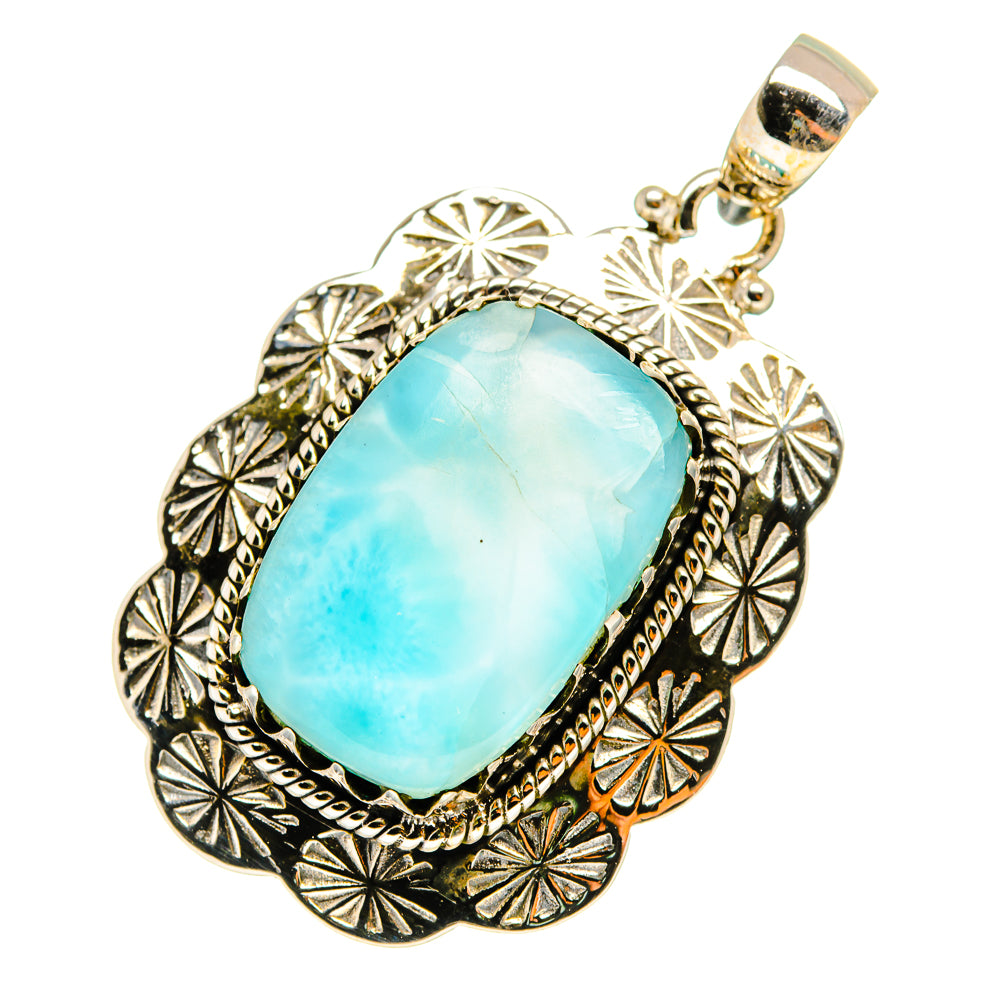 Larimar Pendants handcrafted by Anasilvercos - PD8617