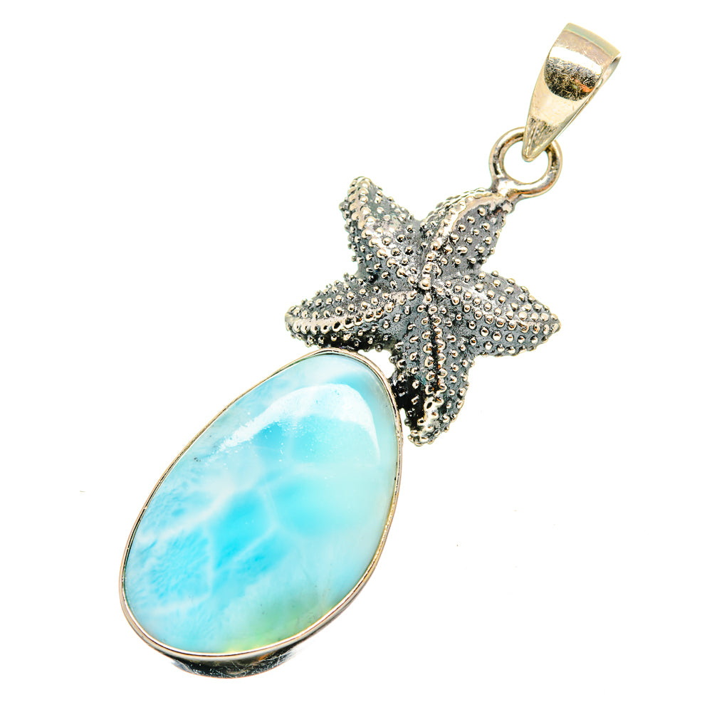 Larimar Pendants handcrafted by Anasilvercos - PD8618