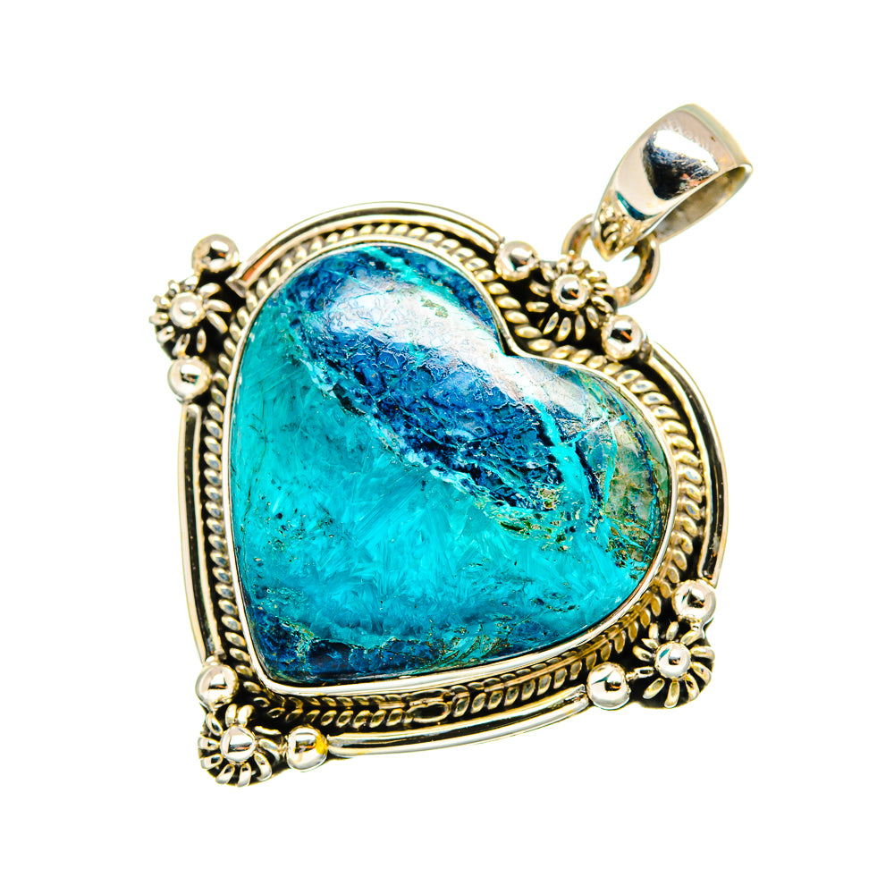 Shattuckite Pendants handcrafted by Anasilvercos - PD8622