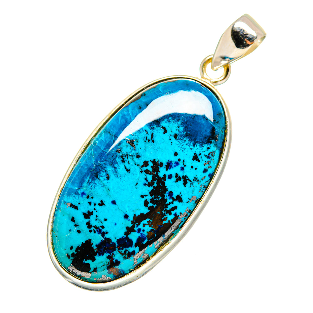 Shattuckite Pendants handcrafted by Anasilvercos - PD8625