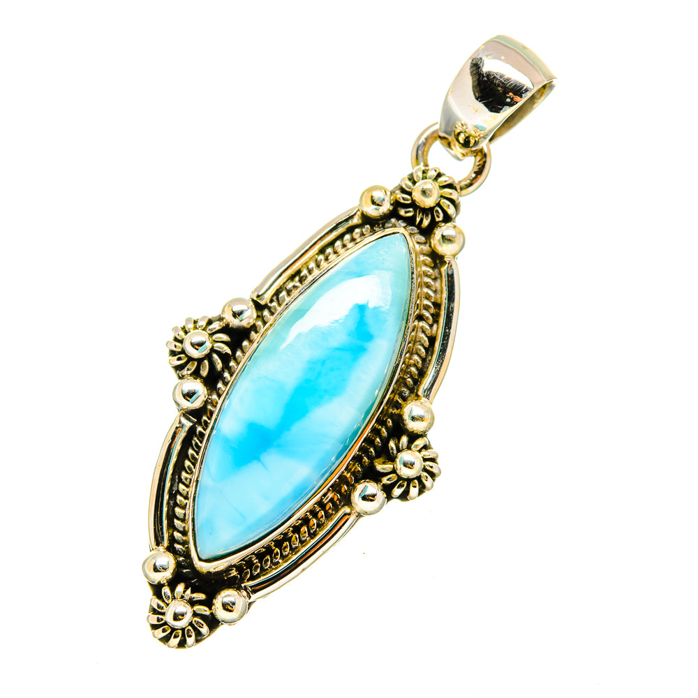 Larimar Pendants handcrafted by Anasilvercos - PD8631