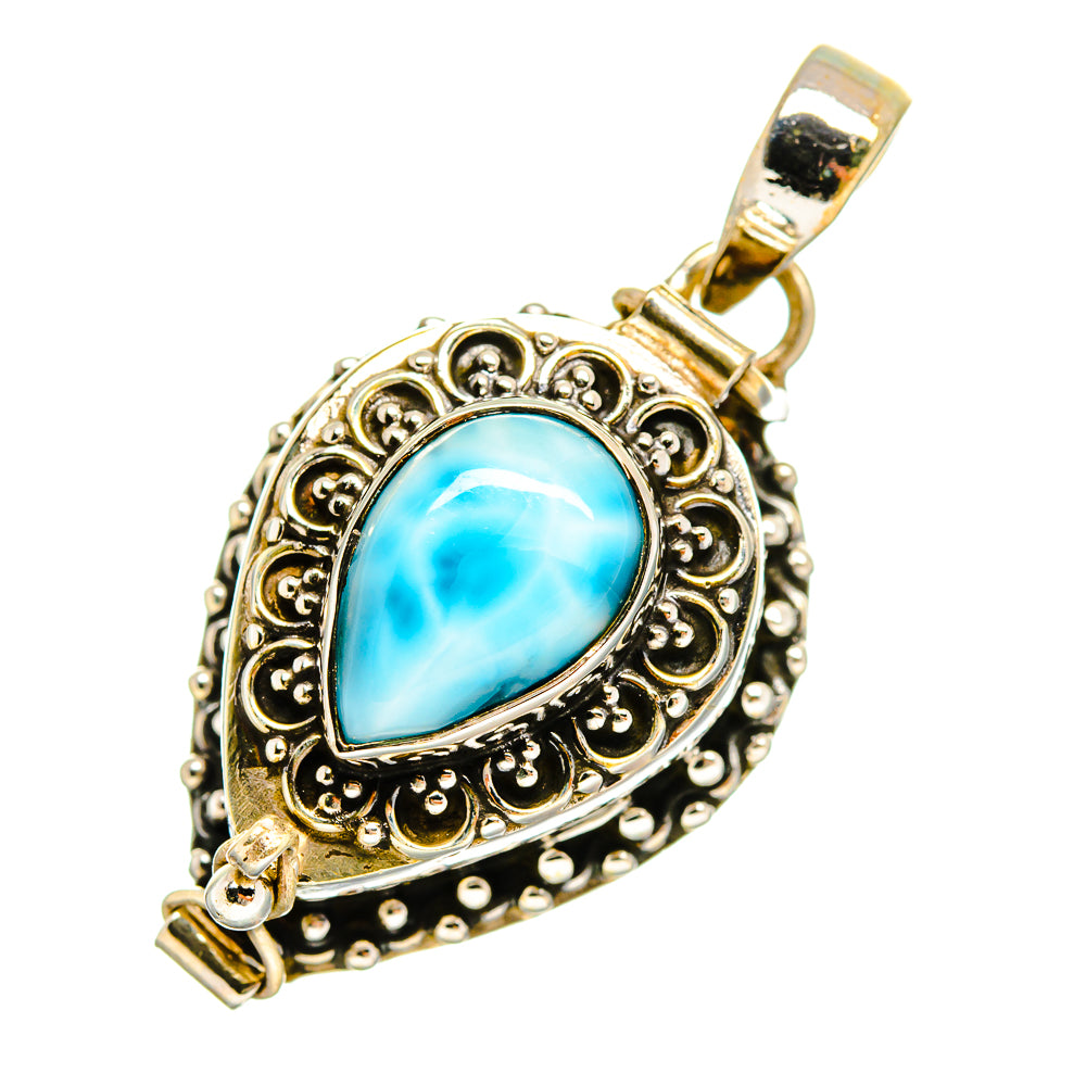 Larimar Pendants handcrafted by Anasilvercos - PD8632