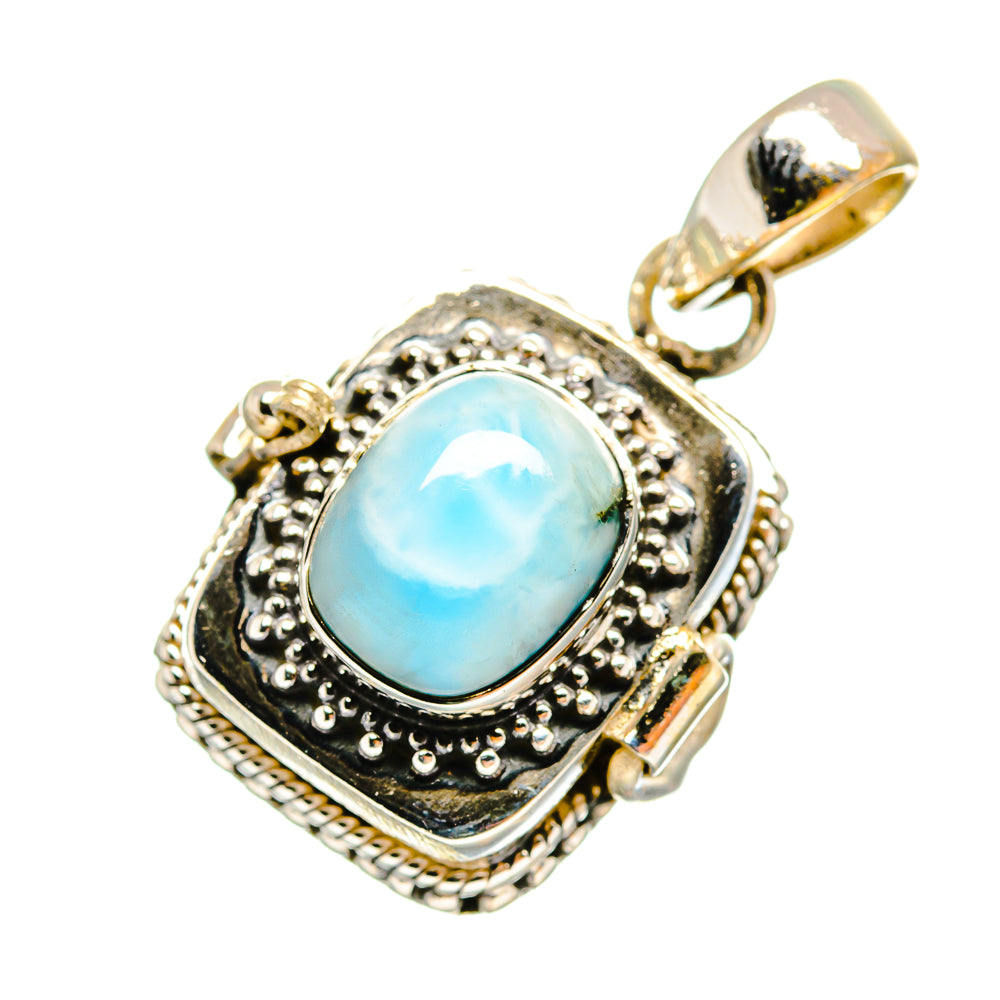 Larimar Pendants handcrafted by Anasilvercos - PD8637