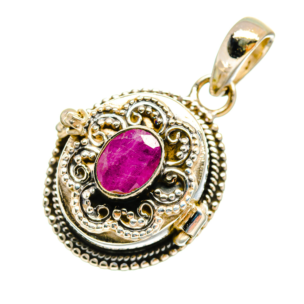 Ruby Pendants handcrafted by Anasilvercos - PD8641