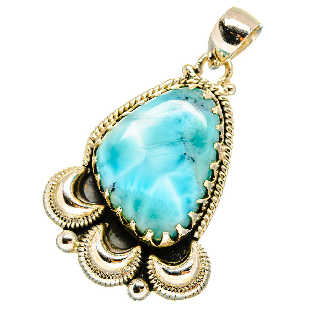 Larimar Pendants handcrafted by Anasilvercos - PD8648