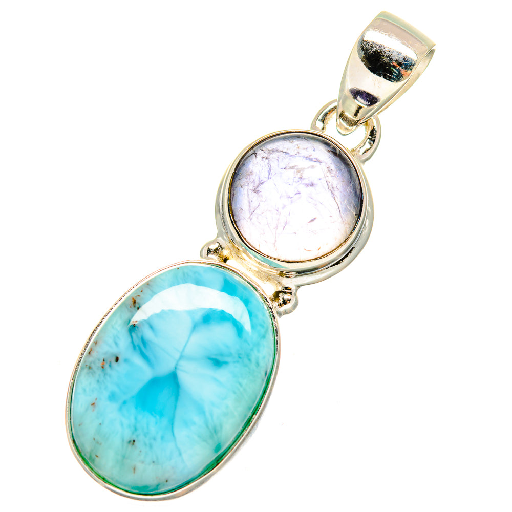 Larimar Pendants handcrafted by Anasilvercos - PD8651