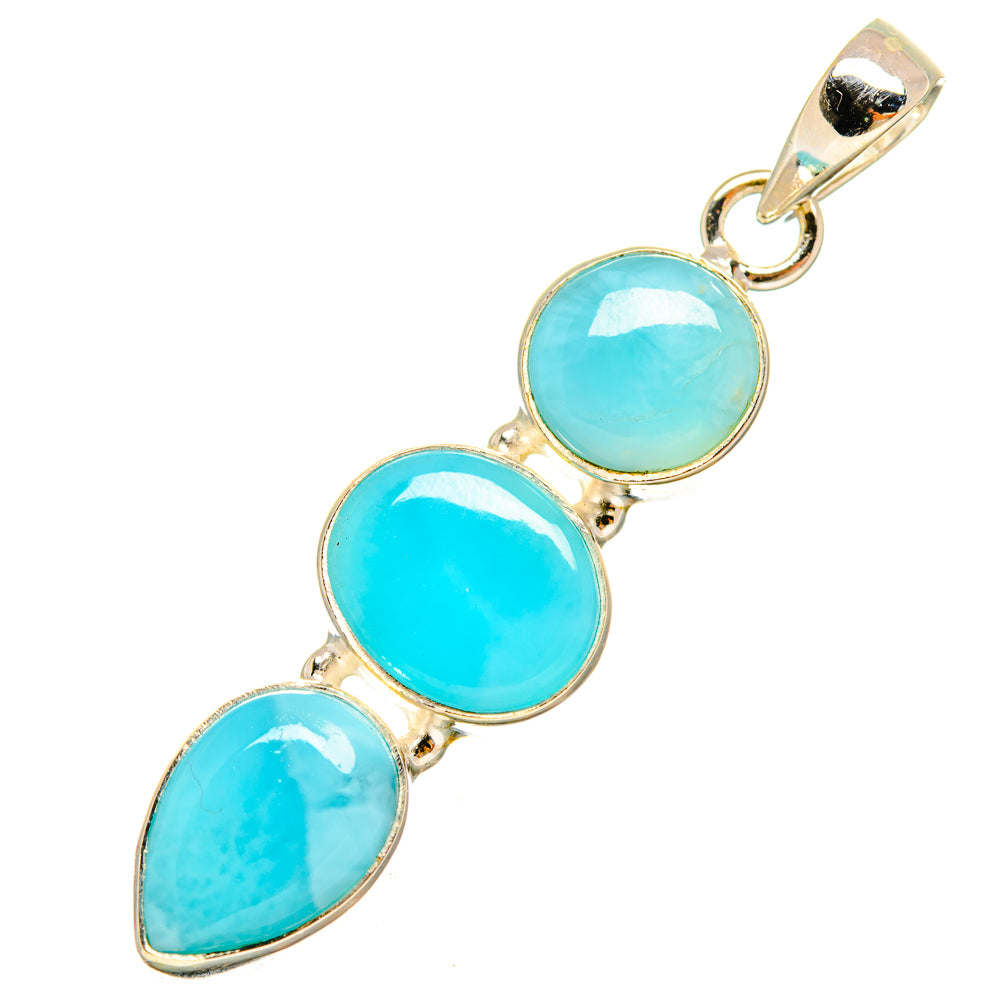 Larimar Pendants handcrafted by Anasilvercos - PD8655
