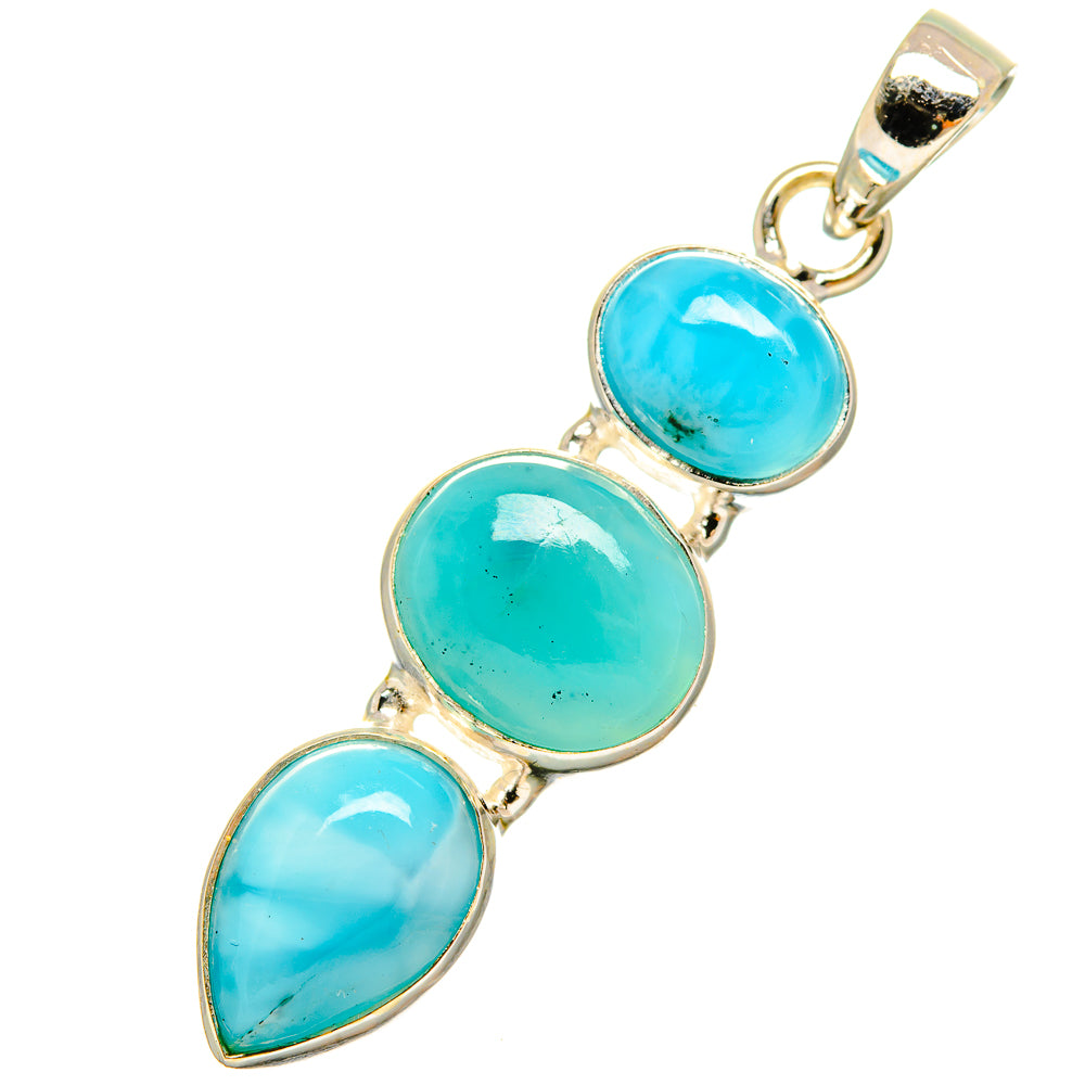 Larimar Pendants handcrafted by Anasilvercos - PD8656