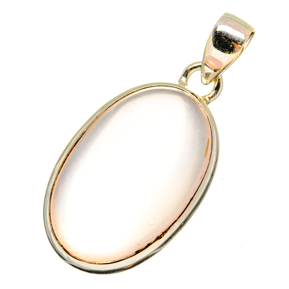 Rose Quartz Pendants handcrafted by Anasilvercos - PD8664