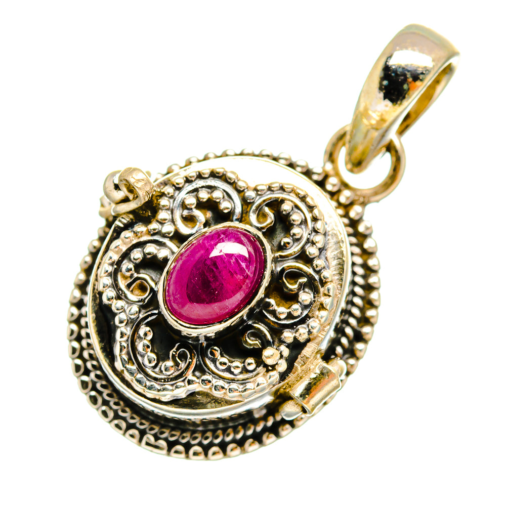 Ruby Pendants handcrafted by Anasilvercos - PD8694