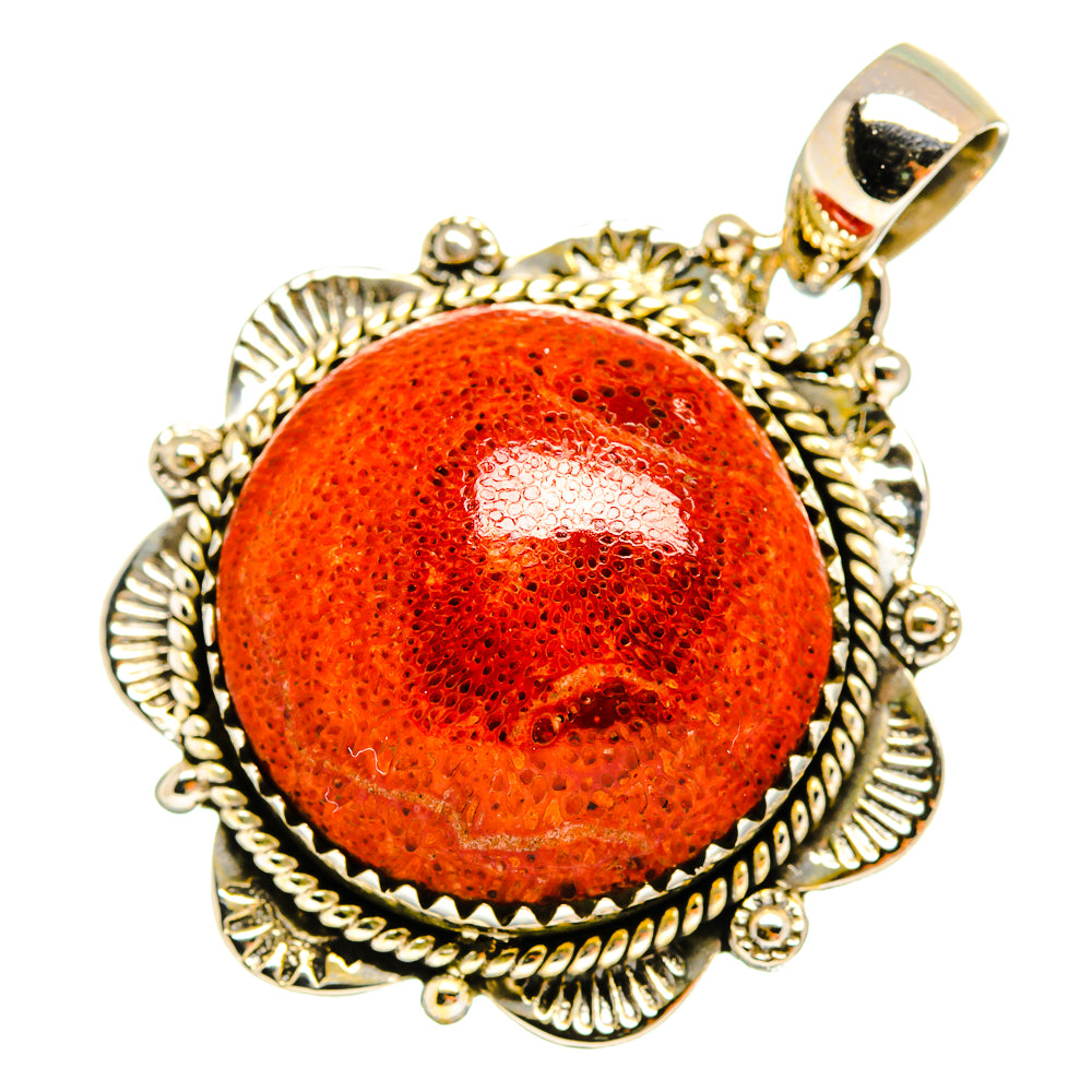 Sponge Coral Pendants handcrafted by Anasilvercos - PD8700