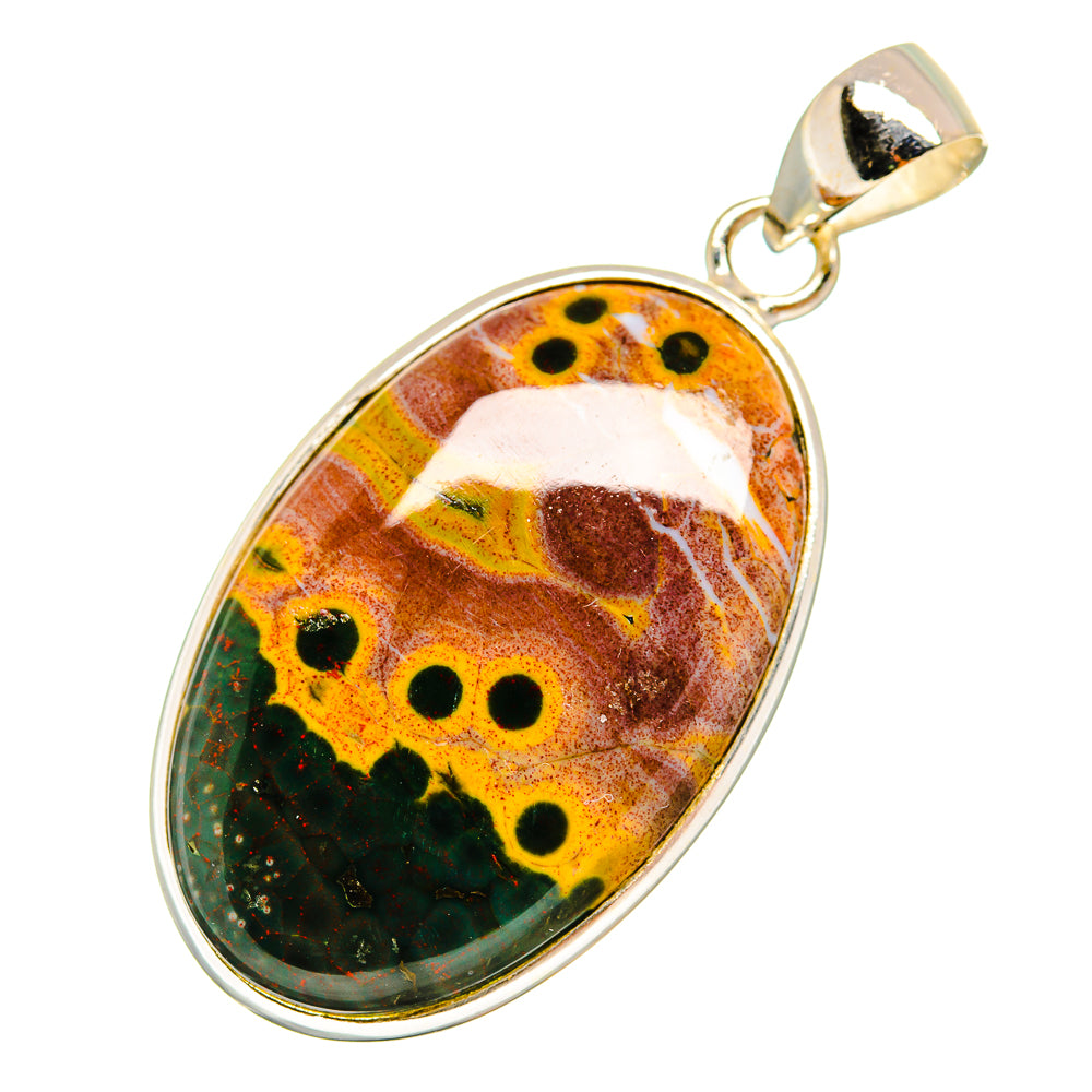 Ocean Jasper Pendants handcrafted by Anasilvercos - PD8712