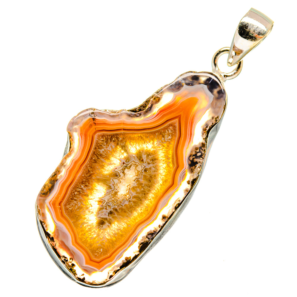 Geode Slice Pendants handcrafted by Anasilvercos - PD8721