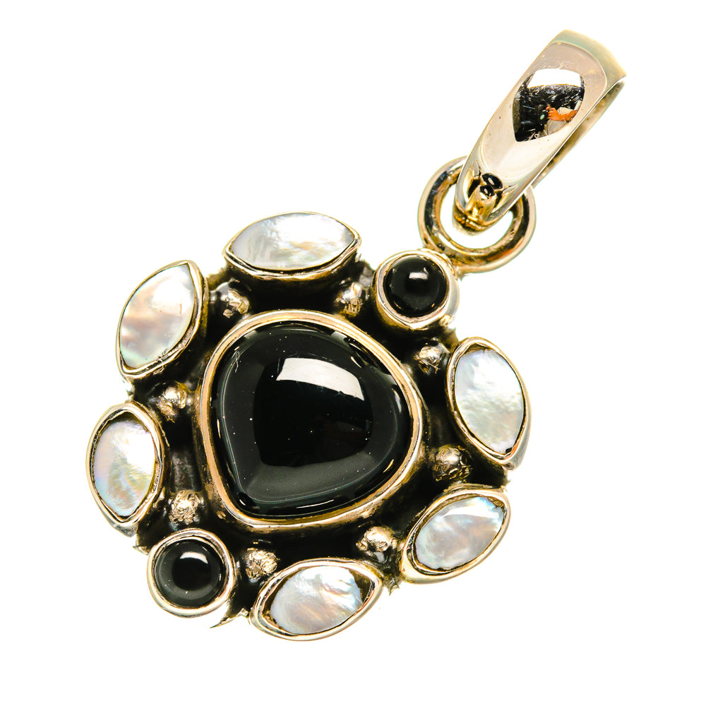 Black Onyx Pendants handcrafted by Anasilvercos - PD8755