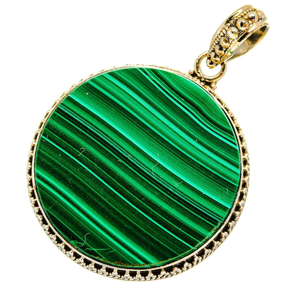 Malachite Pendants handcrafted by Anasilvercos - PD8772