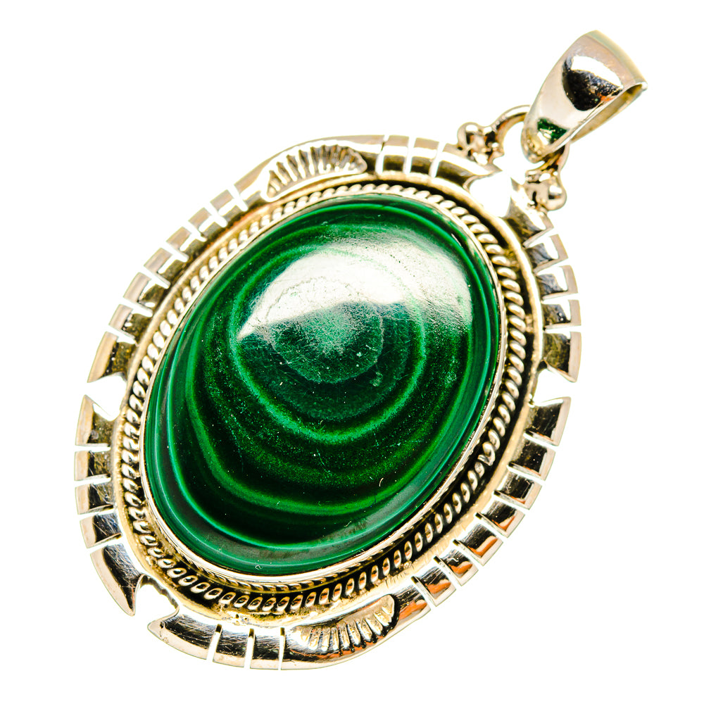 Malachite Pendants handcrafted by Anasilvercos - PD8773