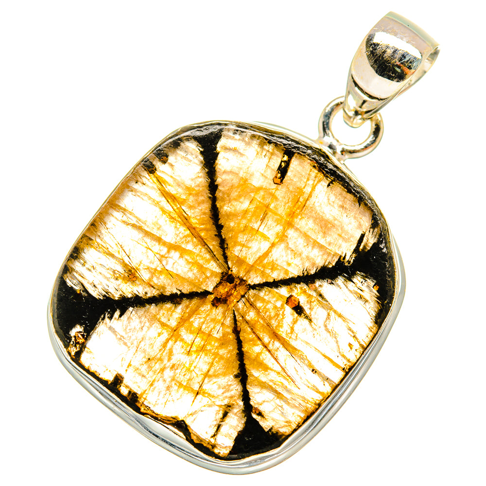 Chiastolite Pendants handcrafted by Anasilvercos - PD8779