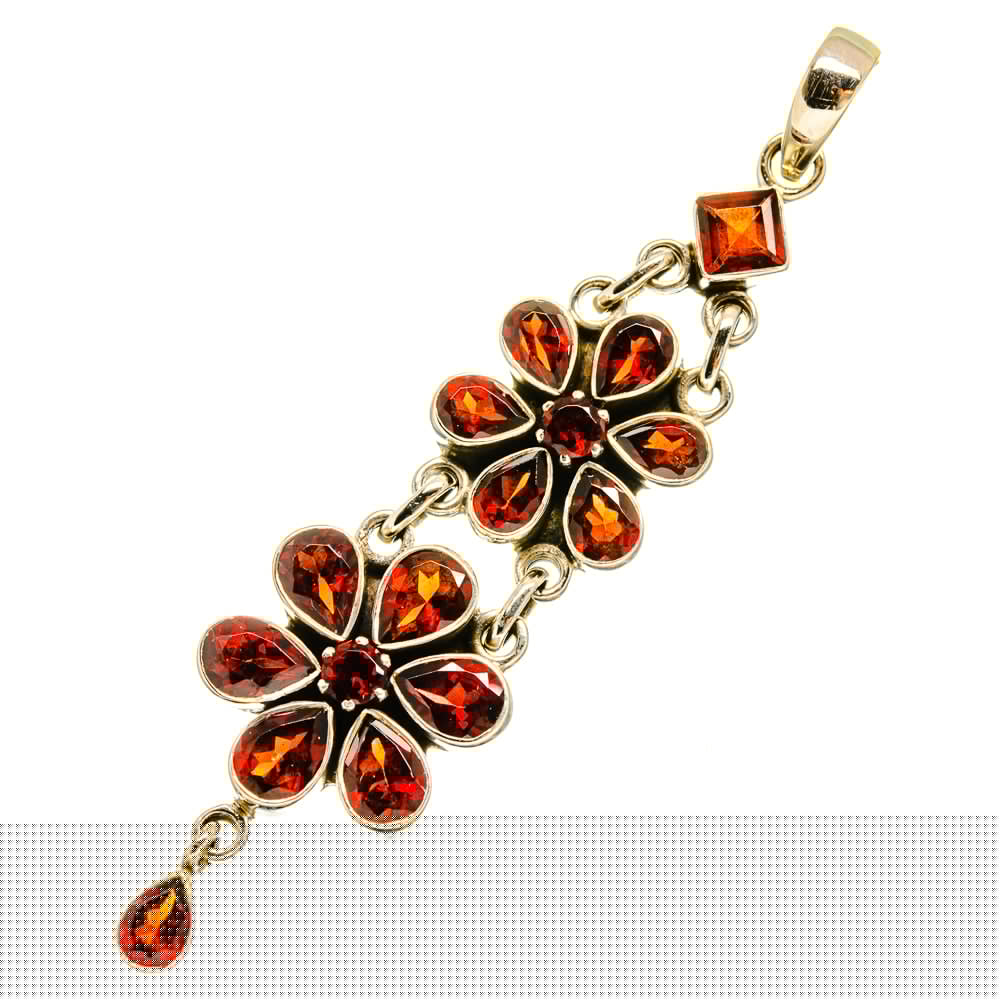 Garnet Pendants handcrafted by Anasilvercos - PD8787