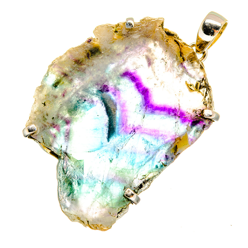 Fluorite Pendants handcrafted by Anasilvercos - PD8797