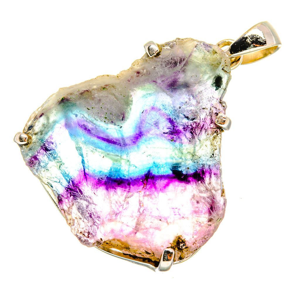 Fluorite Pendants handcrafted by Anasilvercos - PD8801
