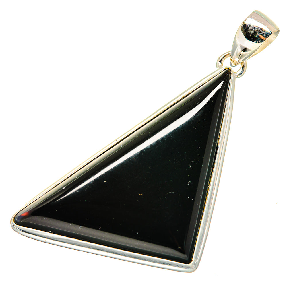 Black Onyx Pendants handcrafted by Anasilvercos - PD8811