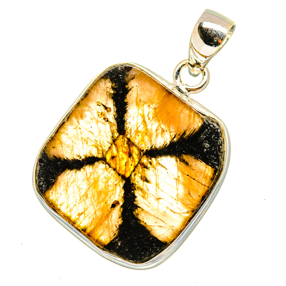 Chiastolite Pendants handcrafted by Anasilvercos - PD8826