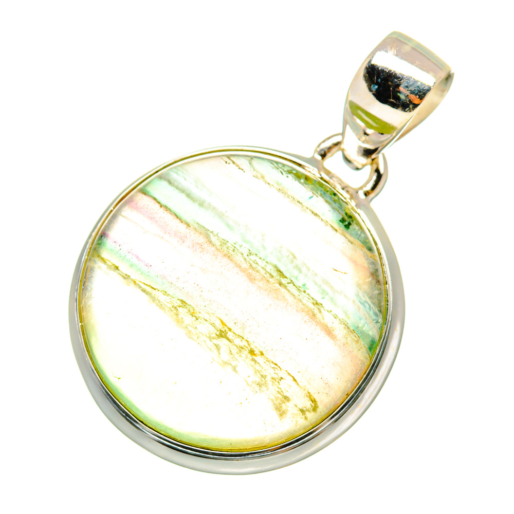 Green Fluorite Pendants handcrafted by Anasilvercos - PD8844