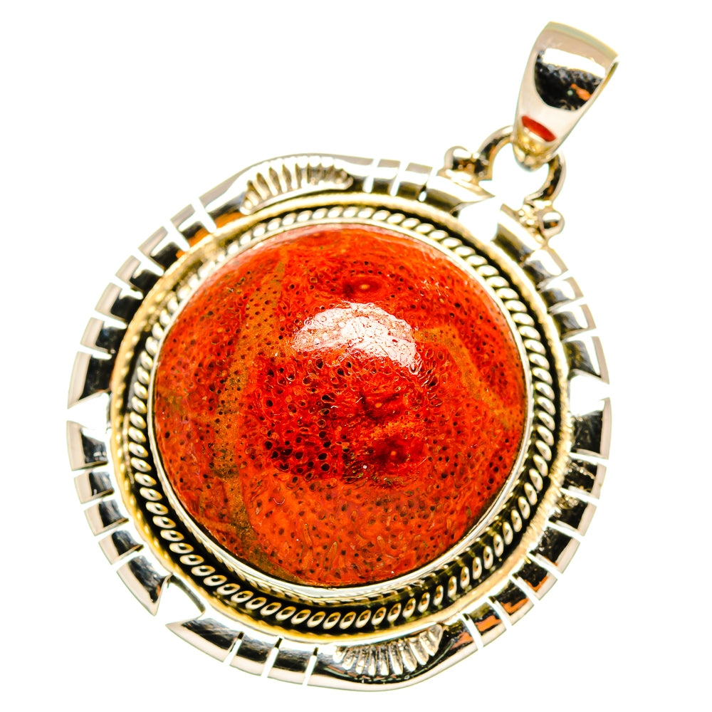 Sponge Coral Pendants handcrafted by Anasilvercos - PD8889