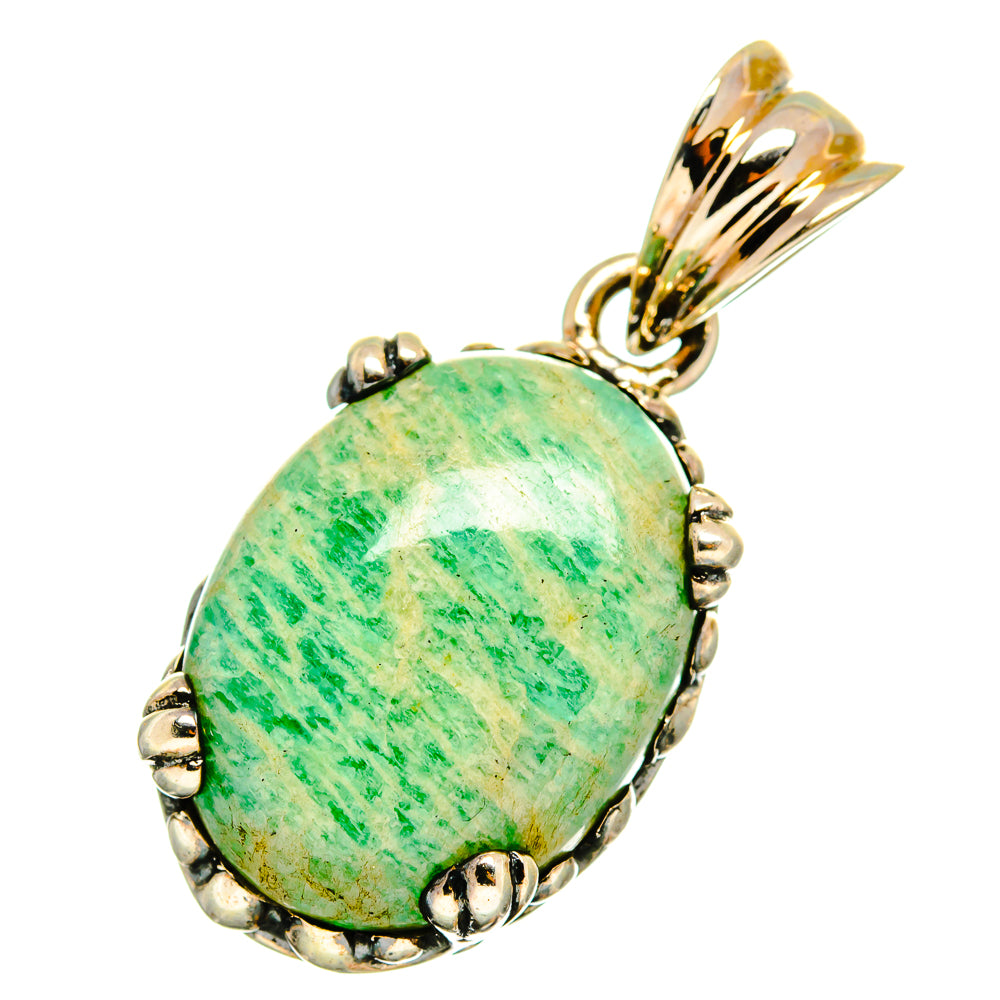Amazonite Pendants handcrafted by Anasilvercos - PD8914