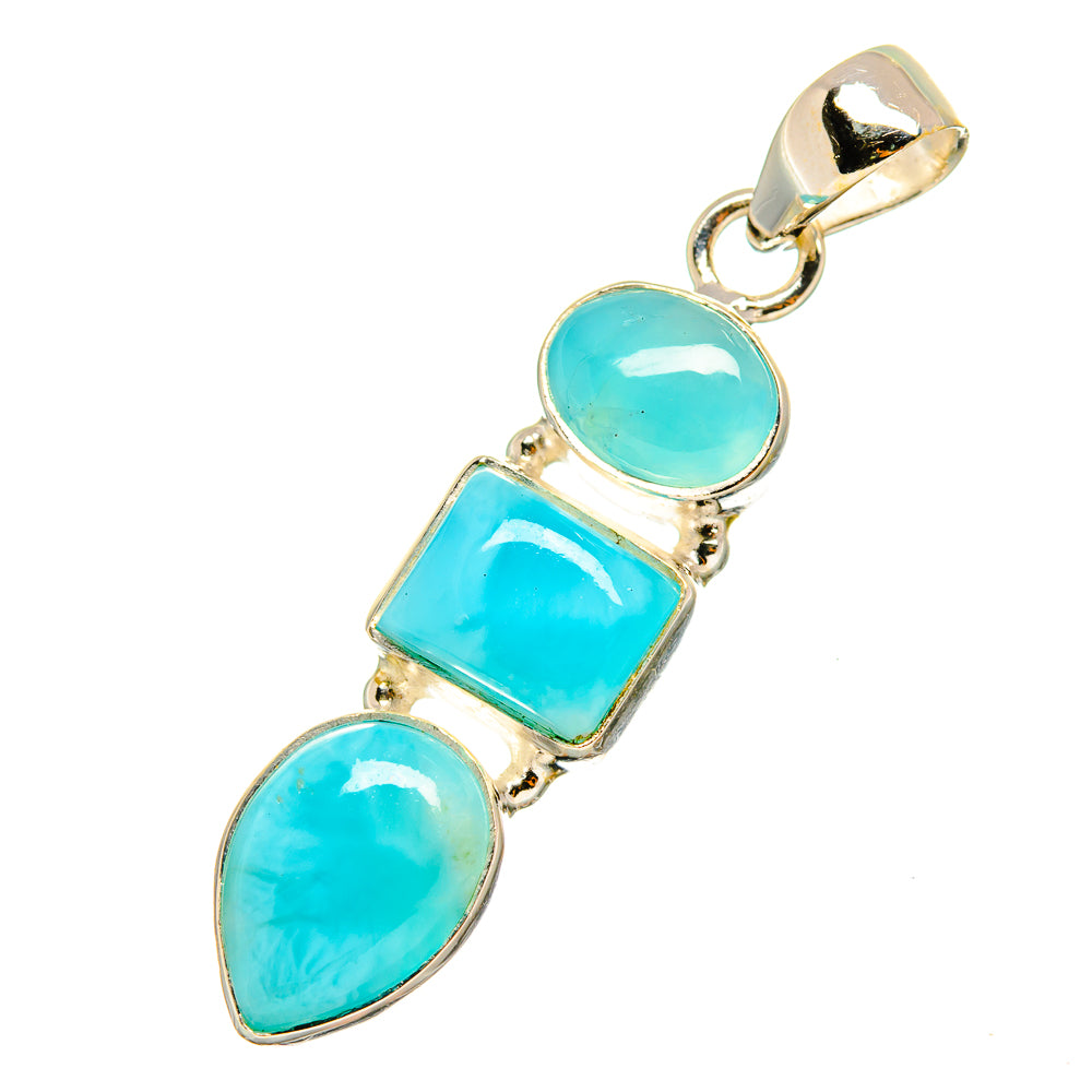 Larimar Pendants handcrafted by Anasilvercos - PD8927