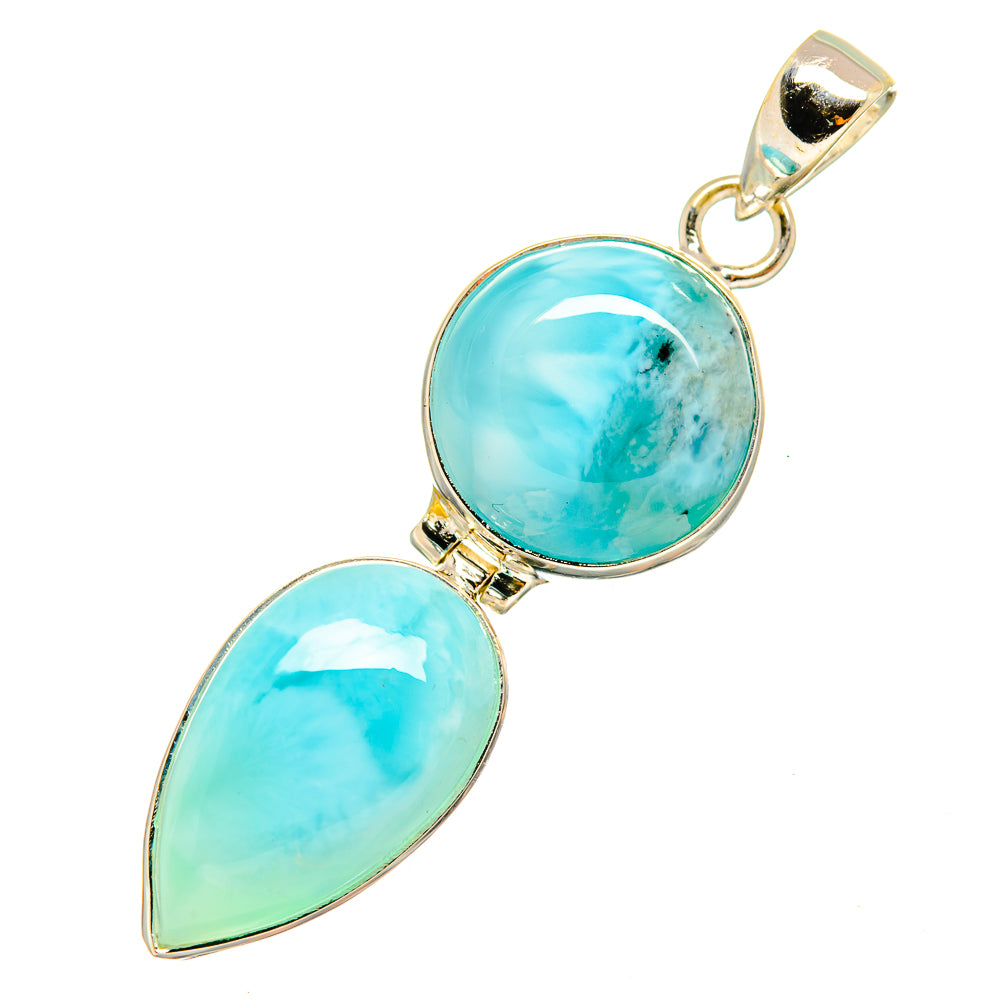 Larimar Pendants handcrafted by Anasilvercos - PD8931