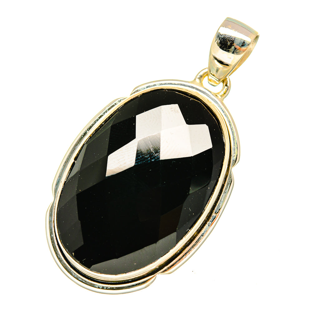 Black Onyx Pendants handcrafted by Anasilvercos - PD8938