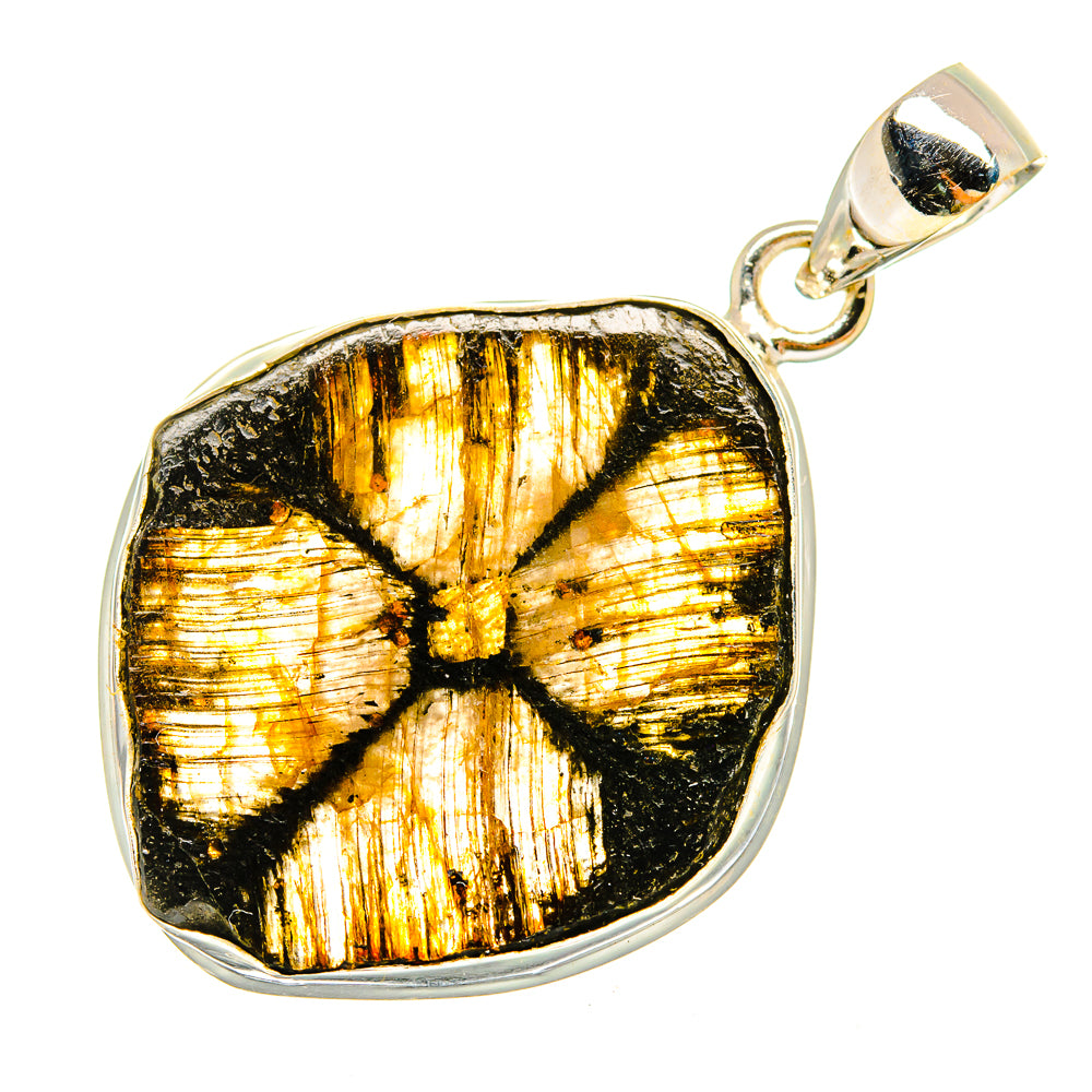 Chiastolite Pendants handcrafted by Anasilvercos - PD8955