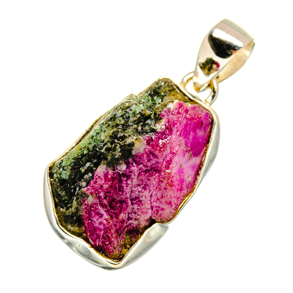 Ruby Zoisite Pendants handcrafted by Anasilvercos - PD8967