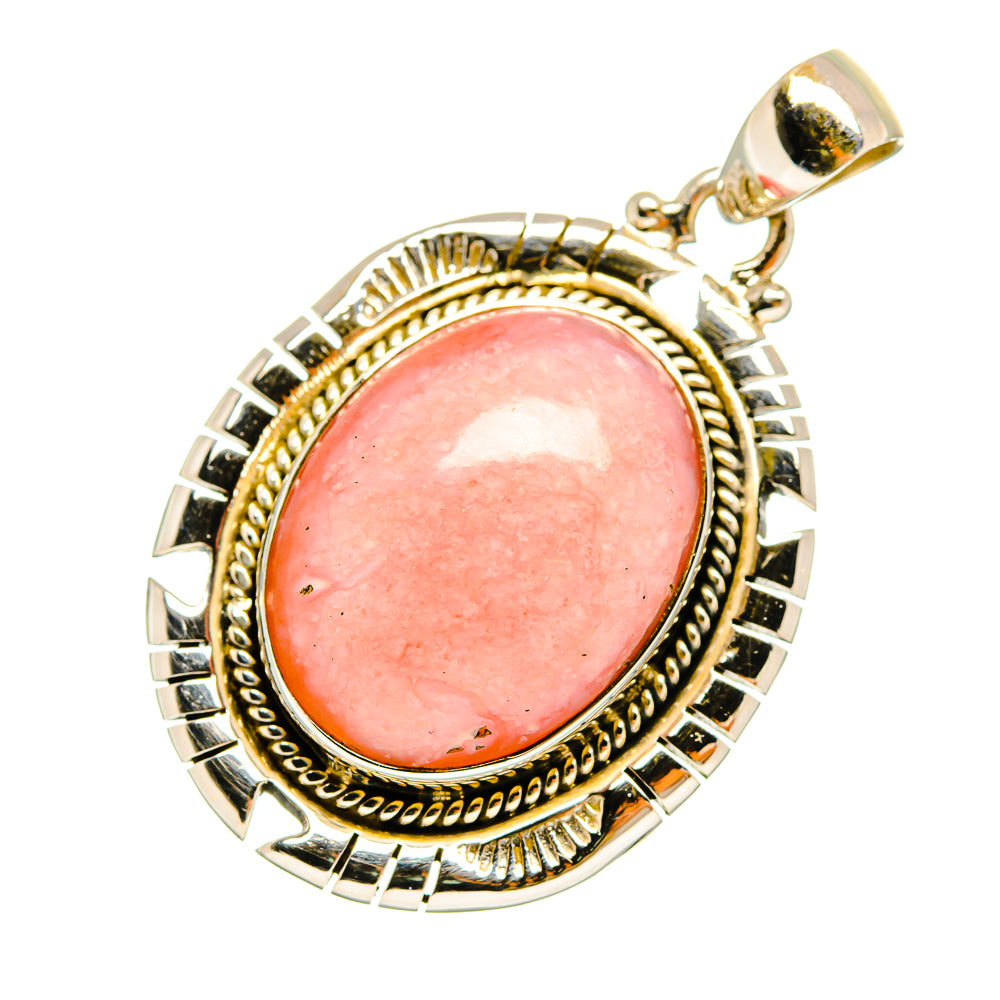 Pink Opal Pendants handcrafted by Anasilvercos - PD8986