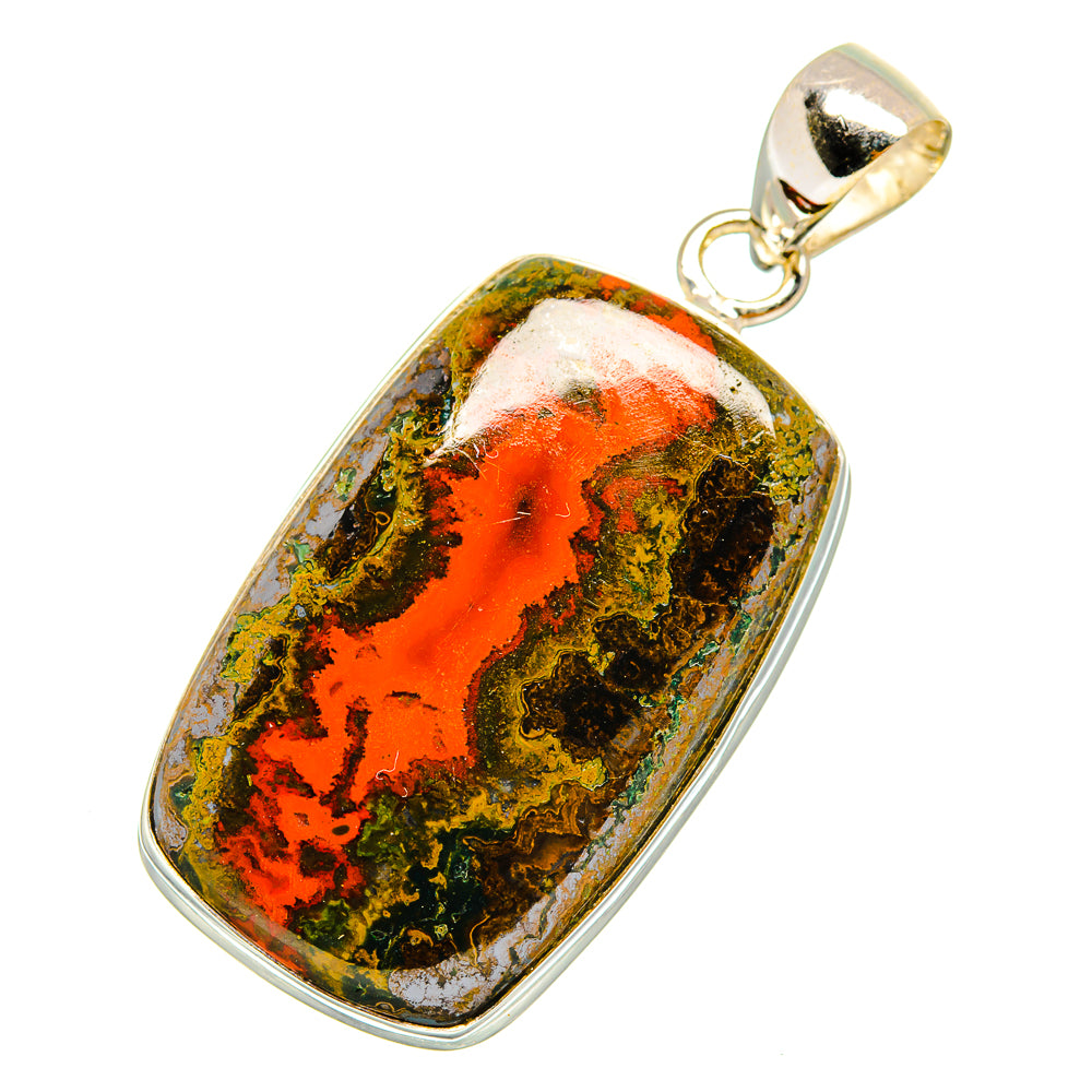 Moroccan Agate Pendants handcrafted by Anasilvercos - PD8994