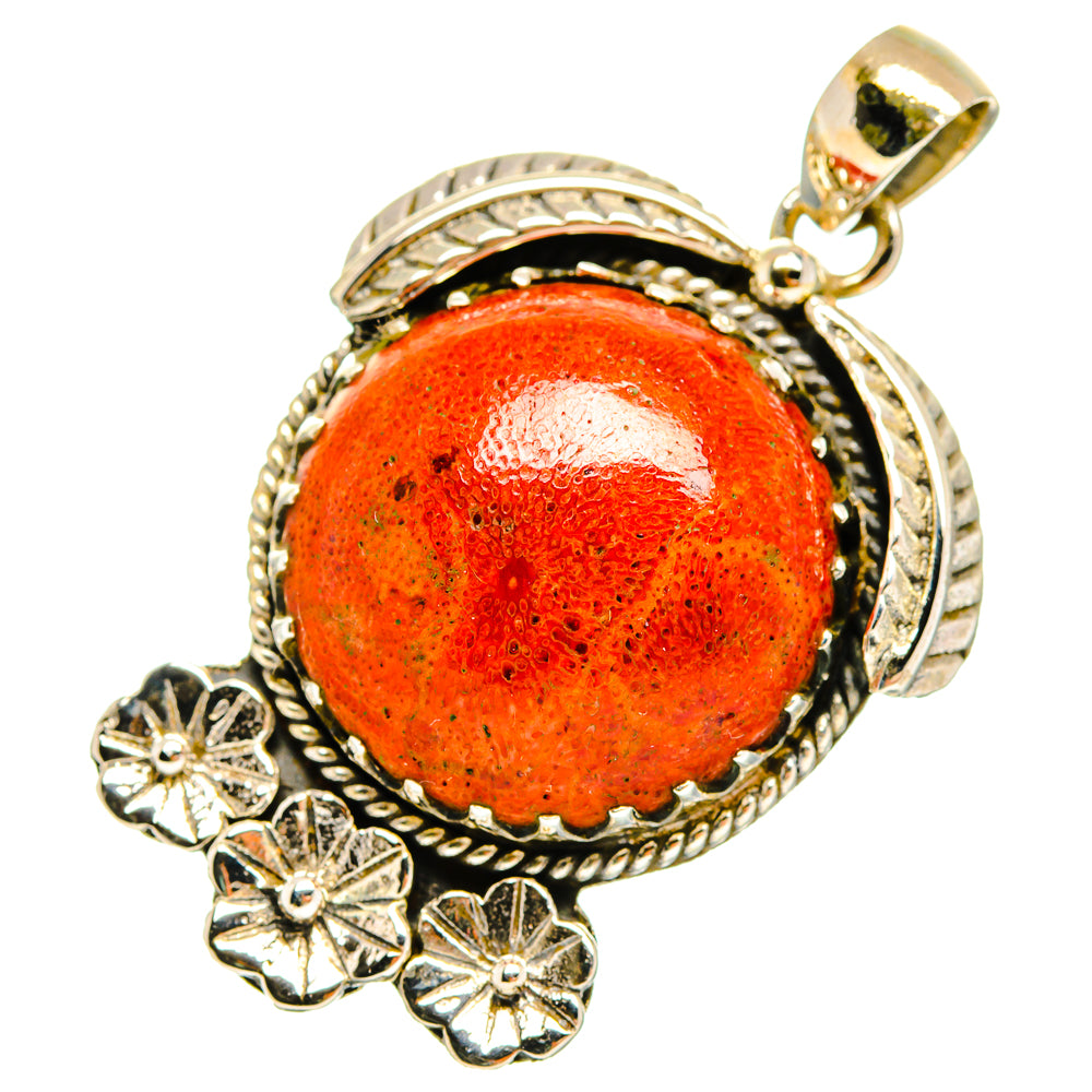 Sponge Coral Pendants handcrafted by Anasilvercos - PD8996
