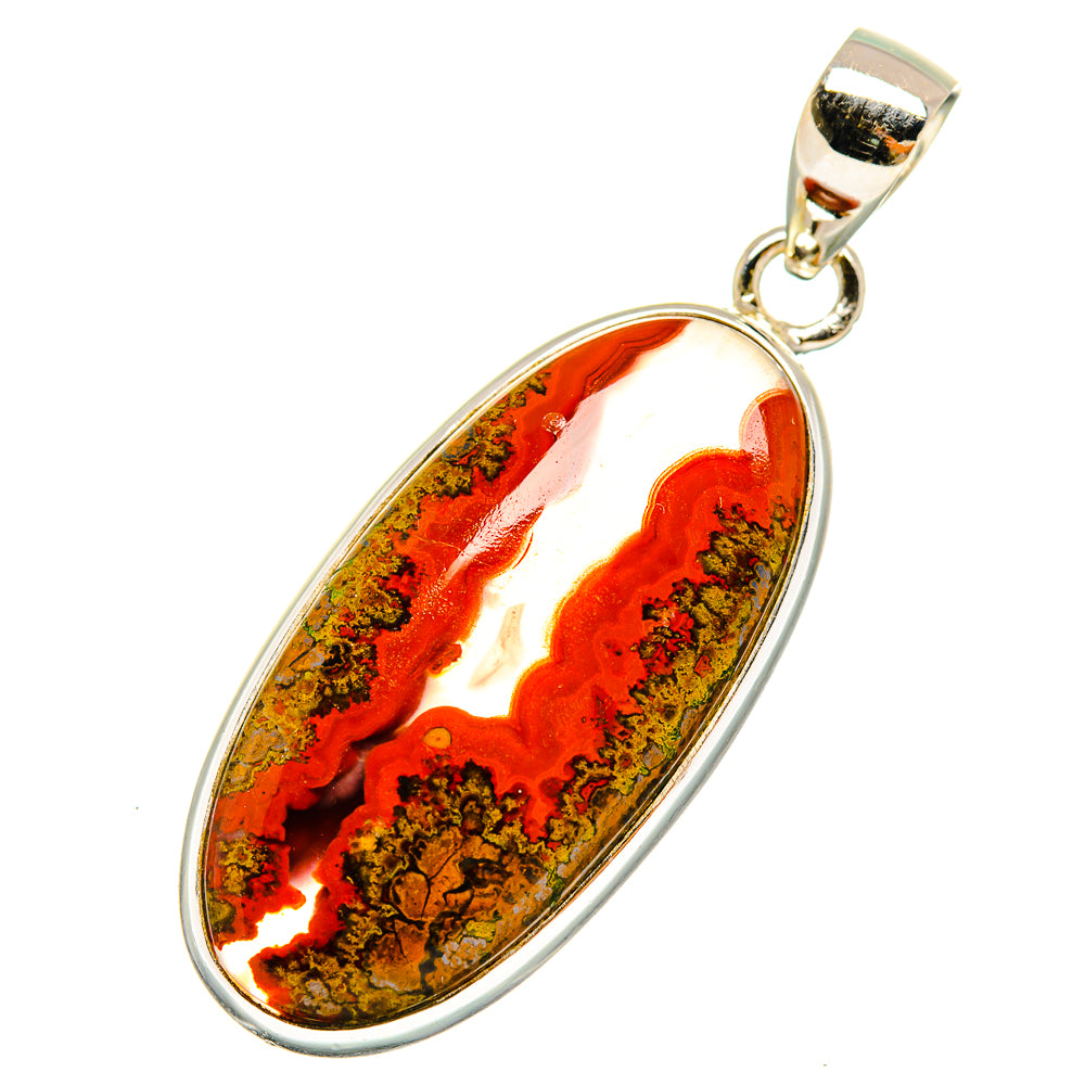 Moroccan Agate Pendants handcrafted by Anasilvercos - PD8997