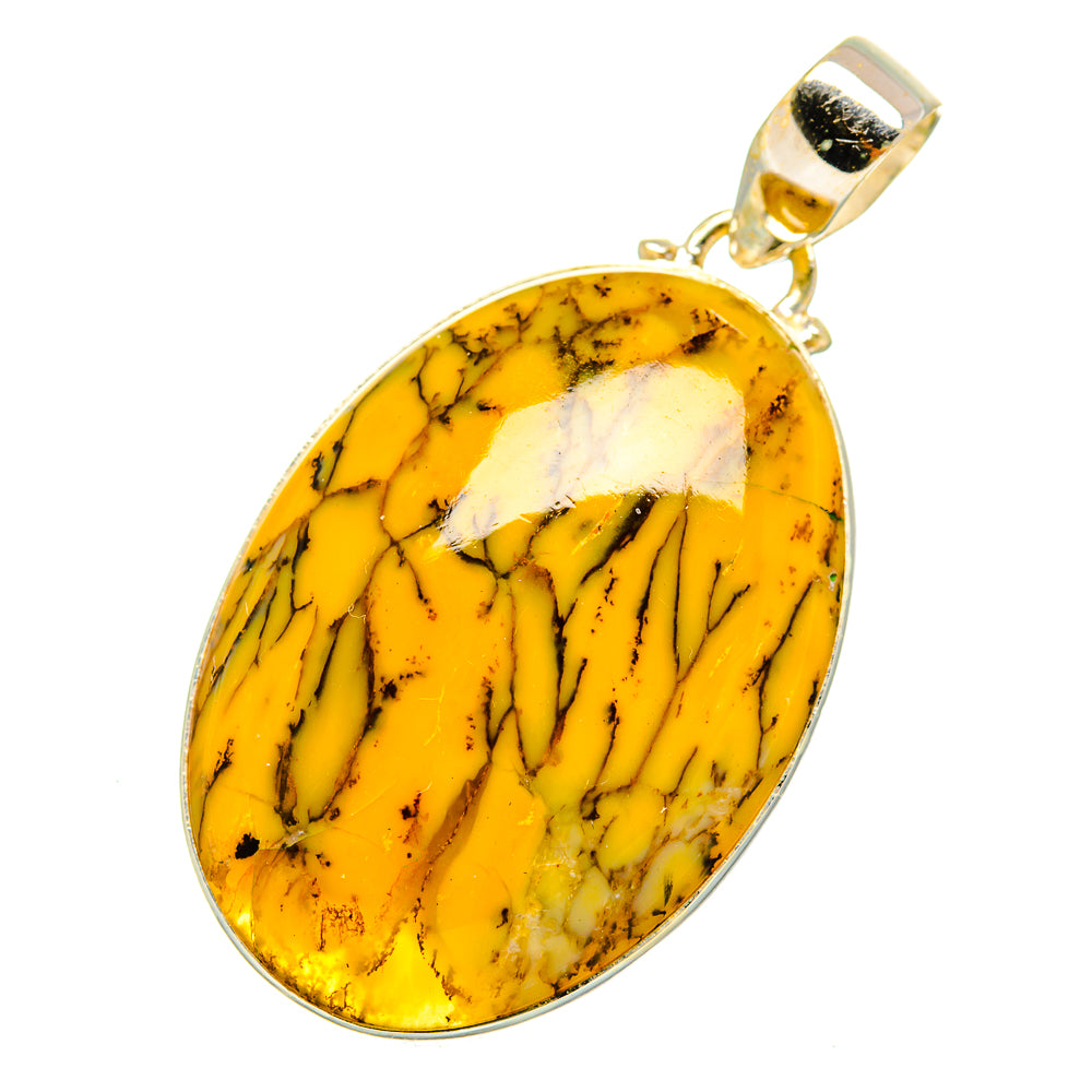 Dendritic Agate Pendants handcrafted by Anasilvercos - PD9002