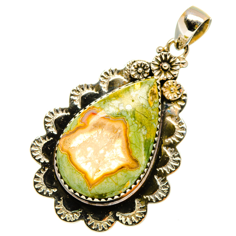 Rainforest Opal Pendants handcrafted by Anasilvercos - PD9003