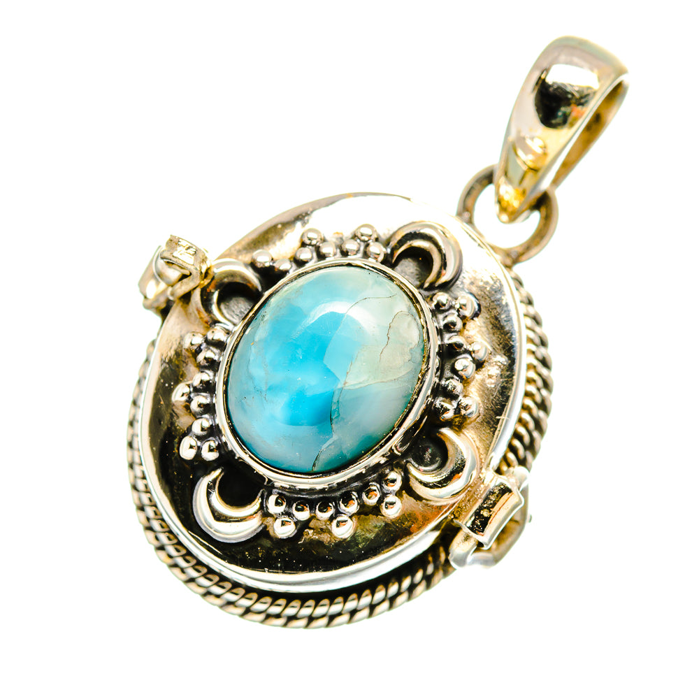 Larimar Pendants handcrafted by Anasilvercos - PD9009