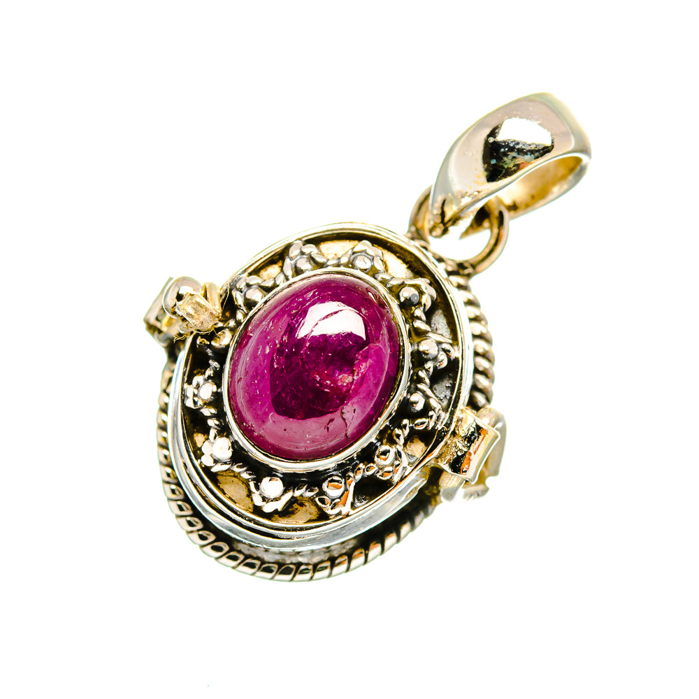 Ruby Pendants handcrafted by Anasilvercos - PD9015