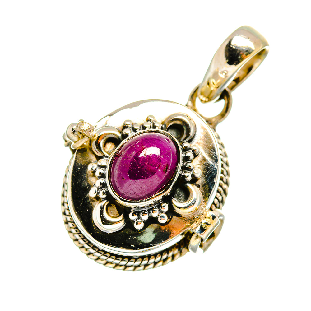 Ruby Pendants handcrafted by Anasilvercos - PD9016